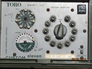 Toro Custom Eleven Hydraulic Sprinkler Controller front